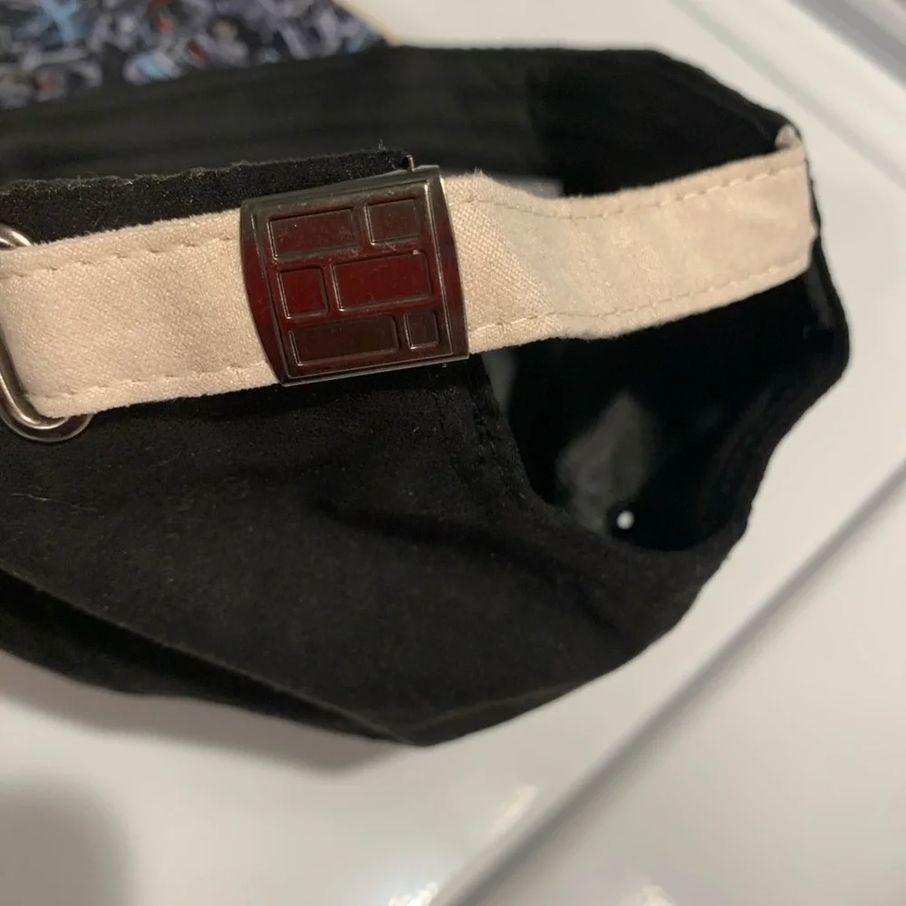 EUC BILT Black/Tan Hat Strap+Buckle